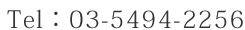 Tel:03-5494-2256